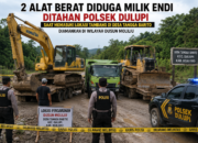 Dua Alat Berat Diduga Milik Endi Diamankan Polsek Dulupi Saat Masuk Lokasi Tambang di Boalemo