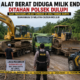 Dua Alat Berat Diduga Milik Endi Diamankan Polsek Dulupi Saat Masuk Lokasi Tambang di Boalemo